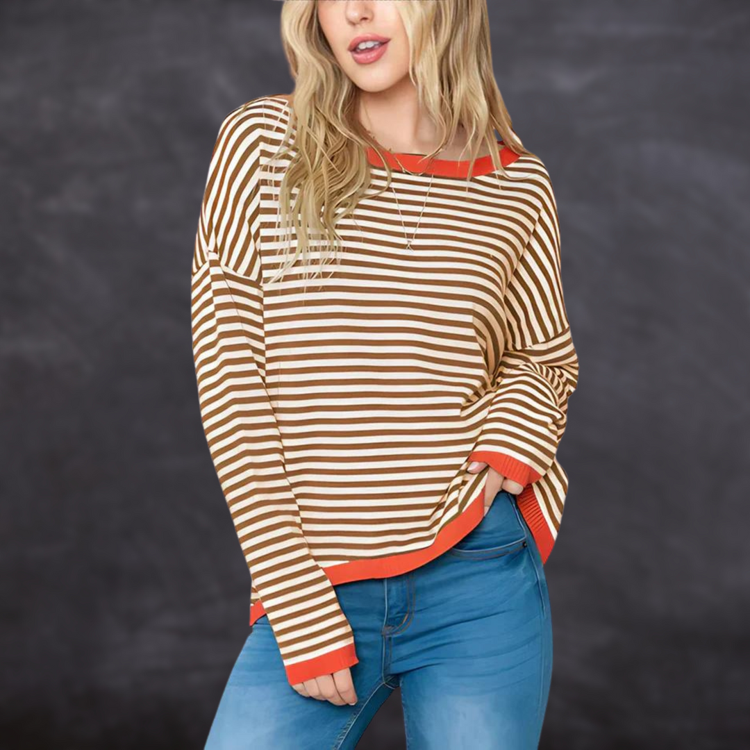 Drune | Gestreifter Pullover