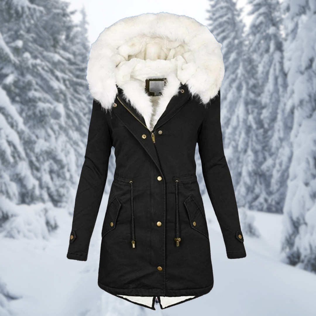 Drune | Winter Frauen Warm Jacke mittel Lang