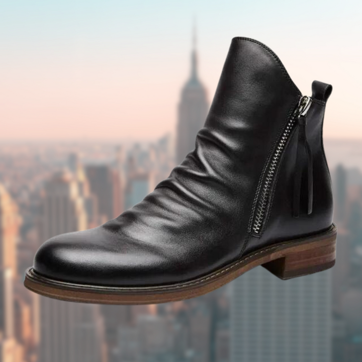 Drune | Lederstiefel Mit Glattem Finish