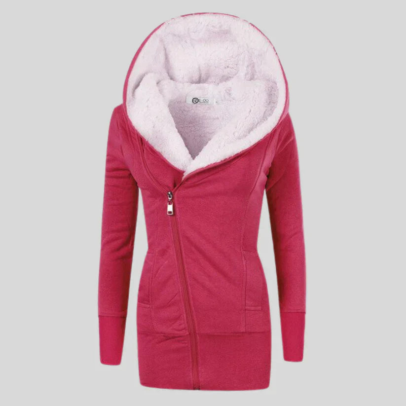 Drune | Fleece-Cardigan mit Kapuze