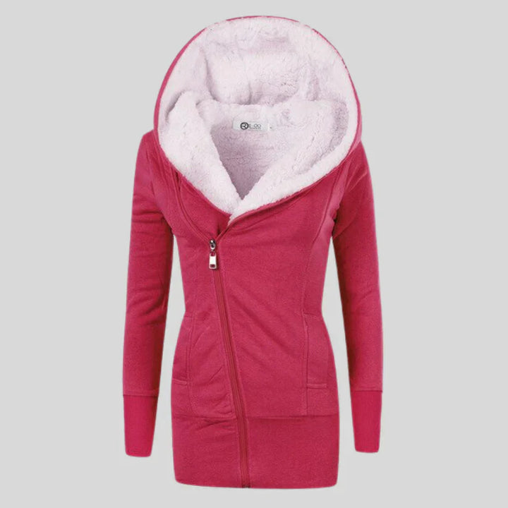 Drune | Fleece-Cardigan mit Kapuze