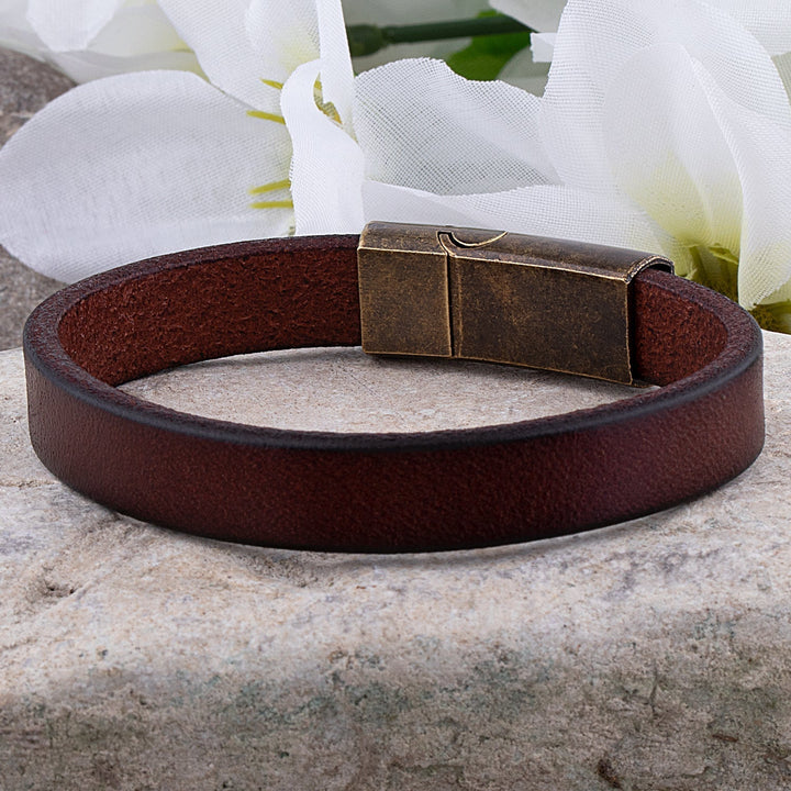 Drune | Robuste Lederarmband mit Messingschließe