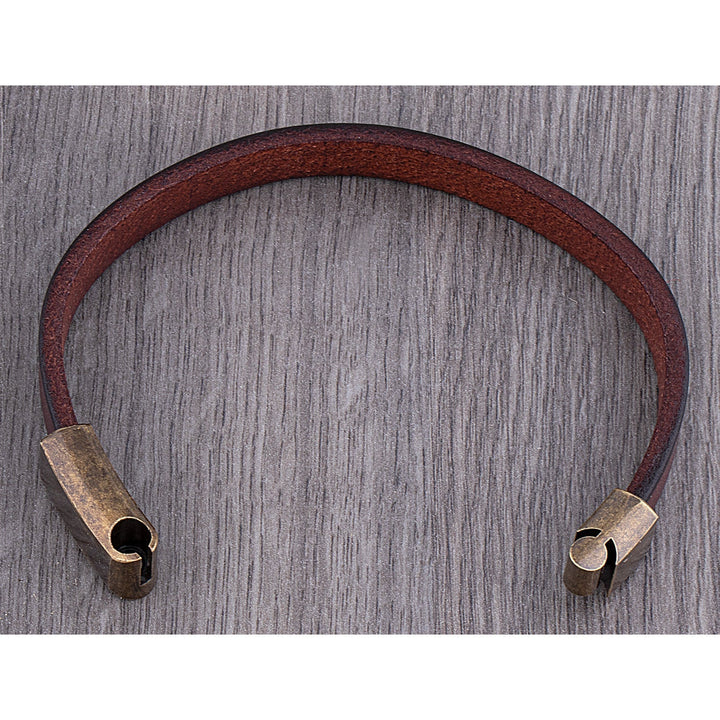 Drune | Robuste Lederarmband mit Messingschließe