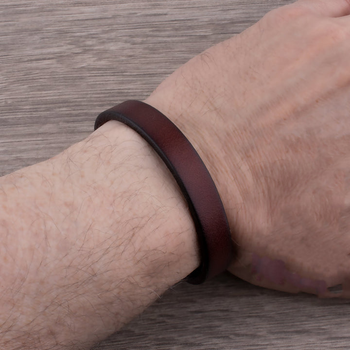 Drune | Robuste Lederarmband mit Messingschließe