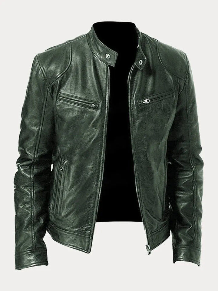 Drune | Lässige Lederjacke: Zeitloser Stil und Komfort