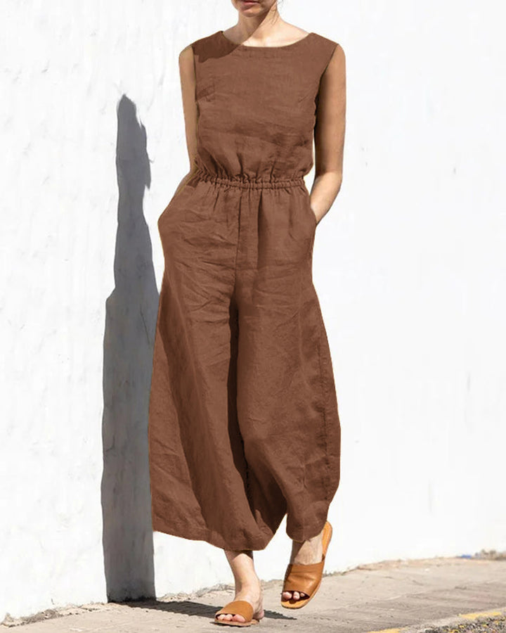 Drune | Klassischer Baumwoll Jumpsuit