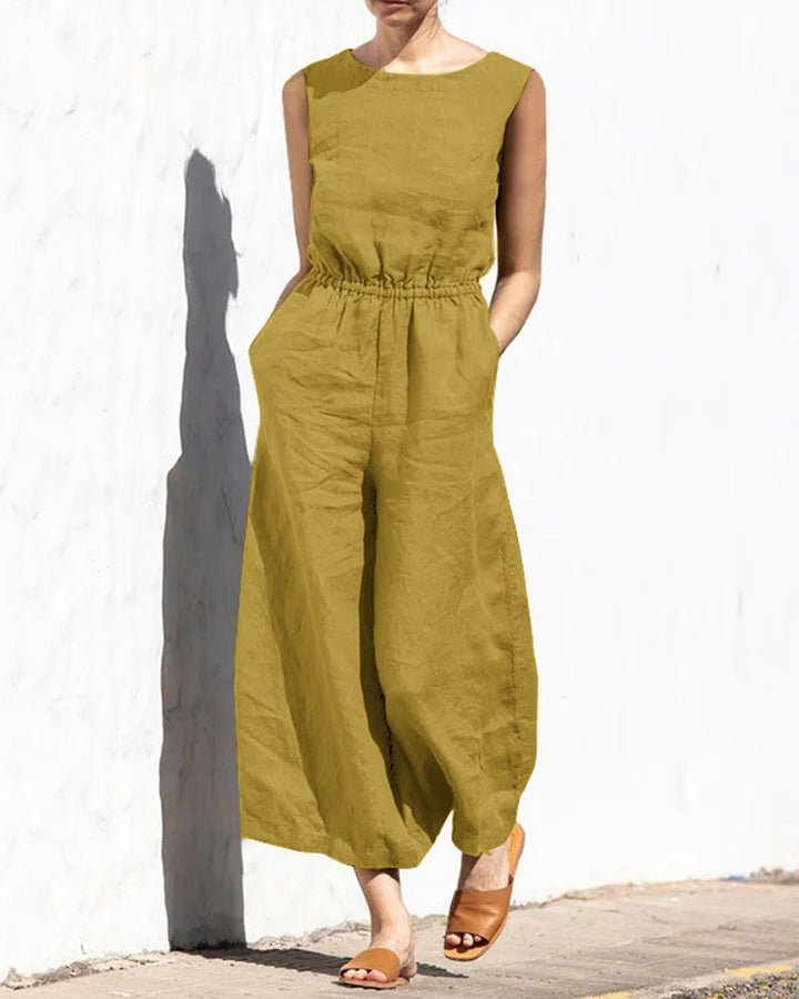 Drune | Klassischer Baumwoll Jumpsuit