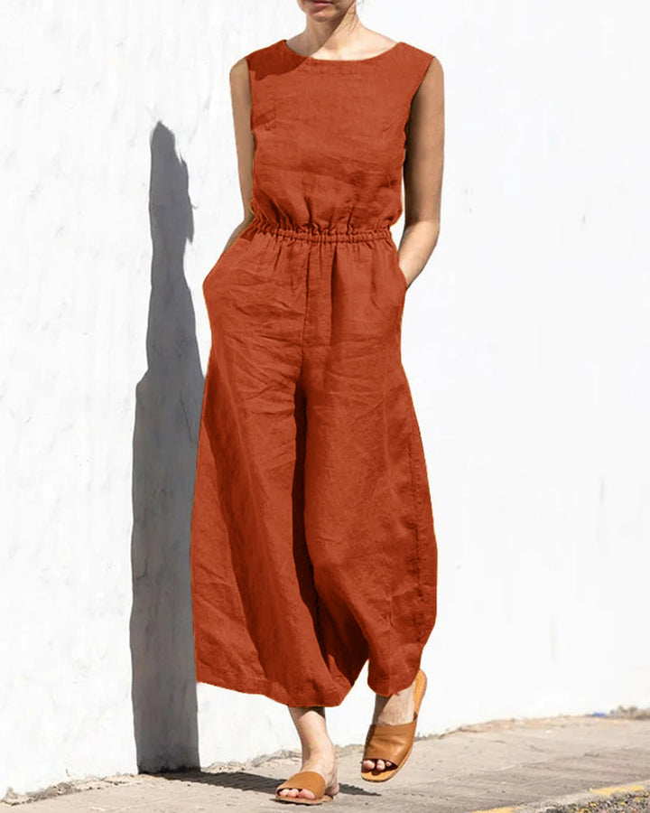 Drune | Klassischer Baumwoll Jumpsuit