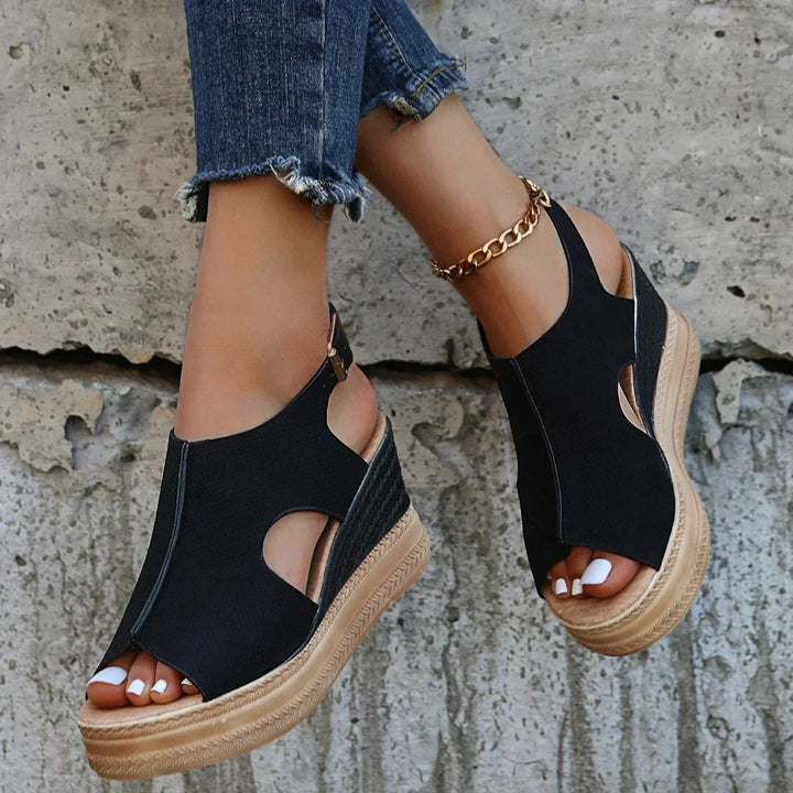 Drune | Orthopädische Keil Sandalen für Den Sommer