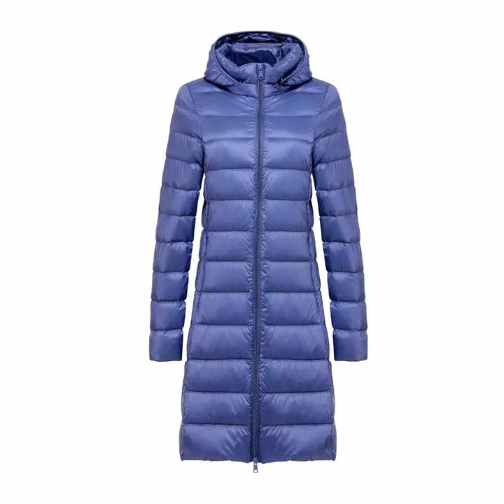 Drune | Lange leichte Daunenjacke