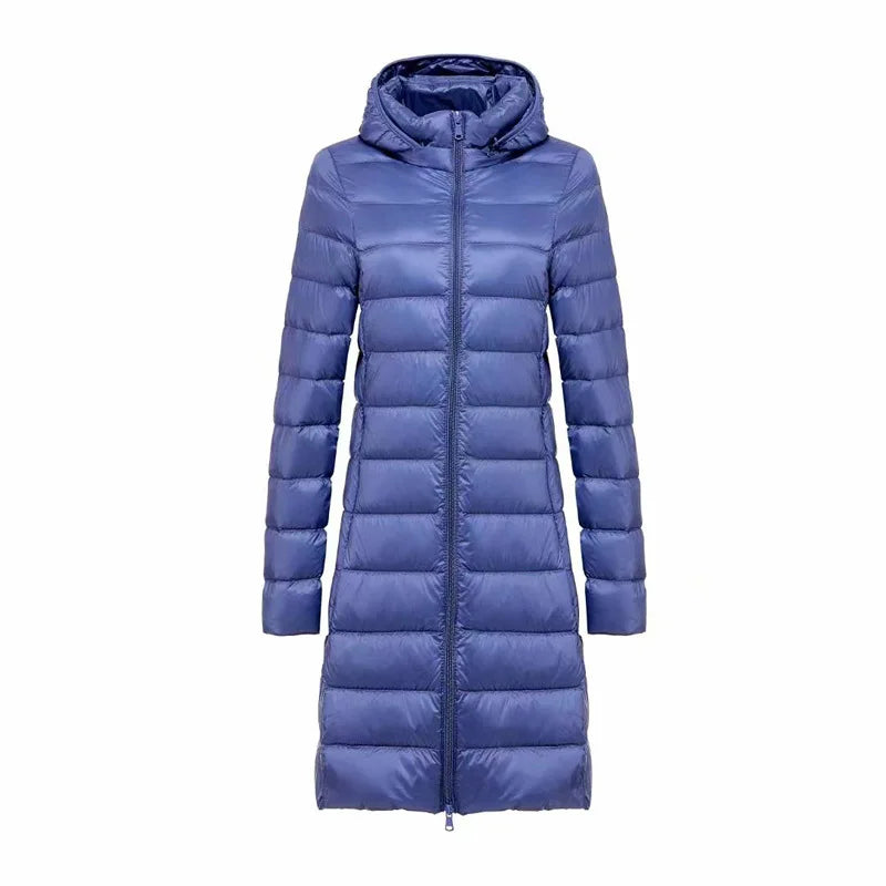 Drune | Lange Daunenjacke
