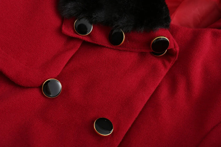 Drune | Klassische Jacke mit gefüttertem Kragen und doppelter Knopfleiste