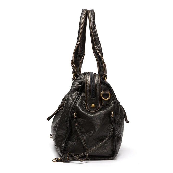Drune | Schwarze Handtasche Für Schule – Praktisch Und Stilvoll