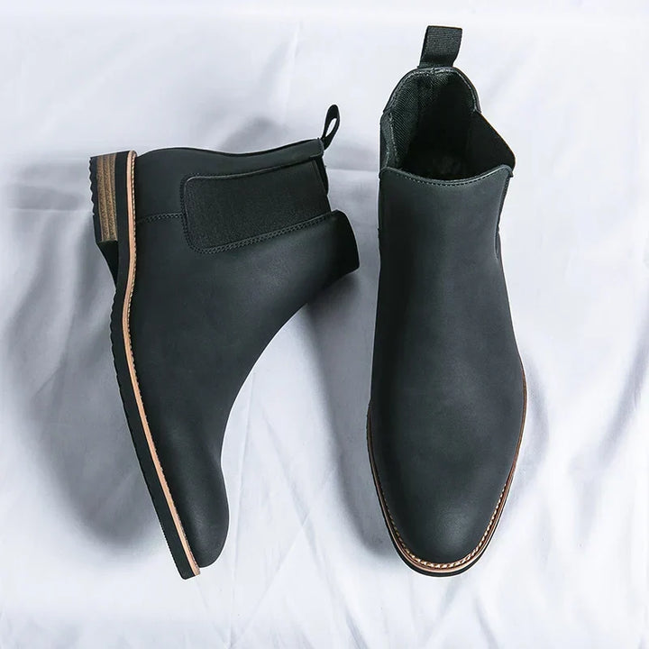 Drune | Leder Chelsea Stiefel