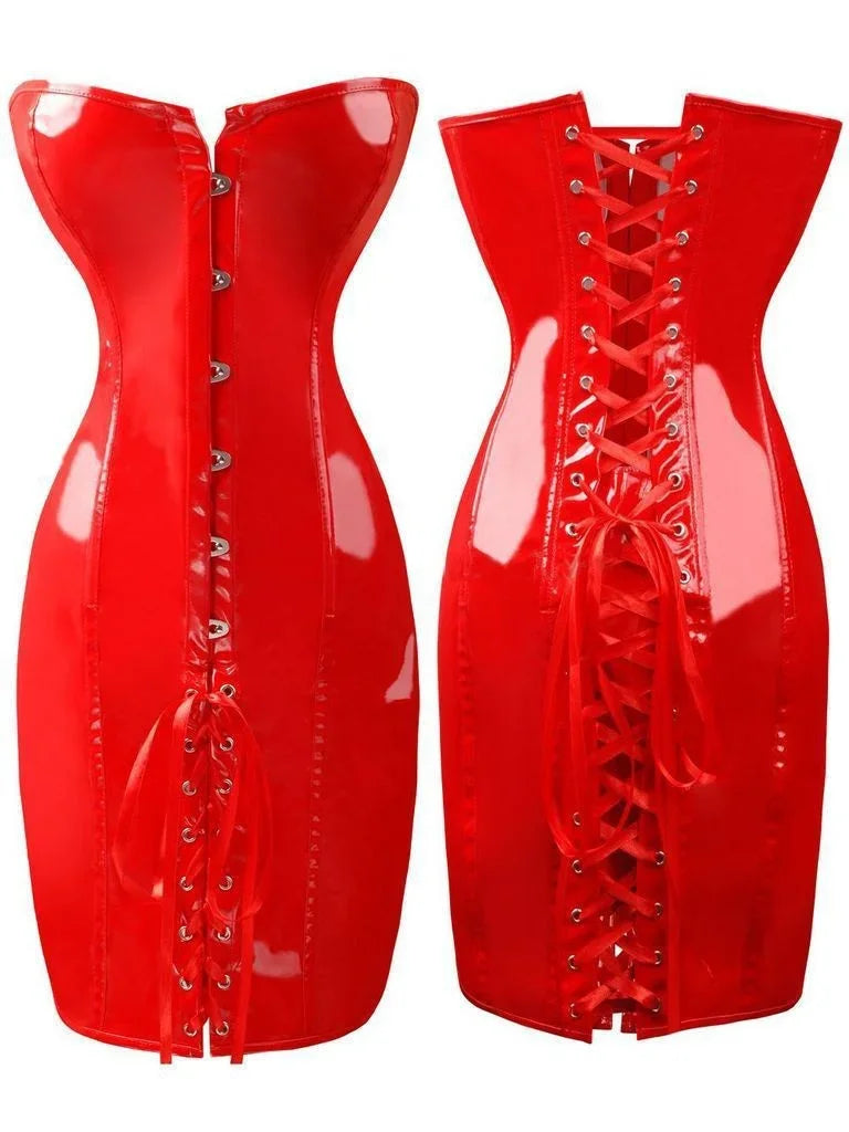 Drune | Latexgebundes Kleid Ohne Träger
