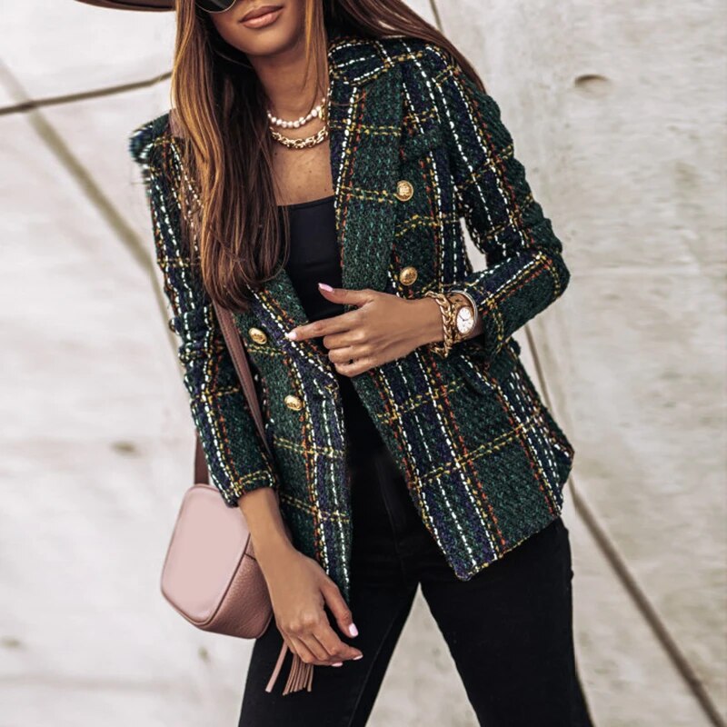 Drune | Luxuriöser Karierter Blazer