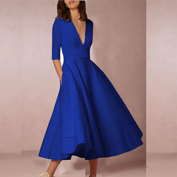 Drune | Elegantes A-Linien-Midikleid