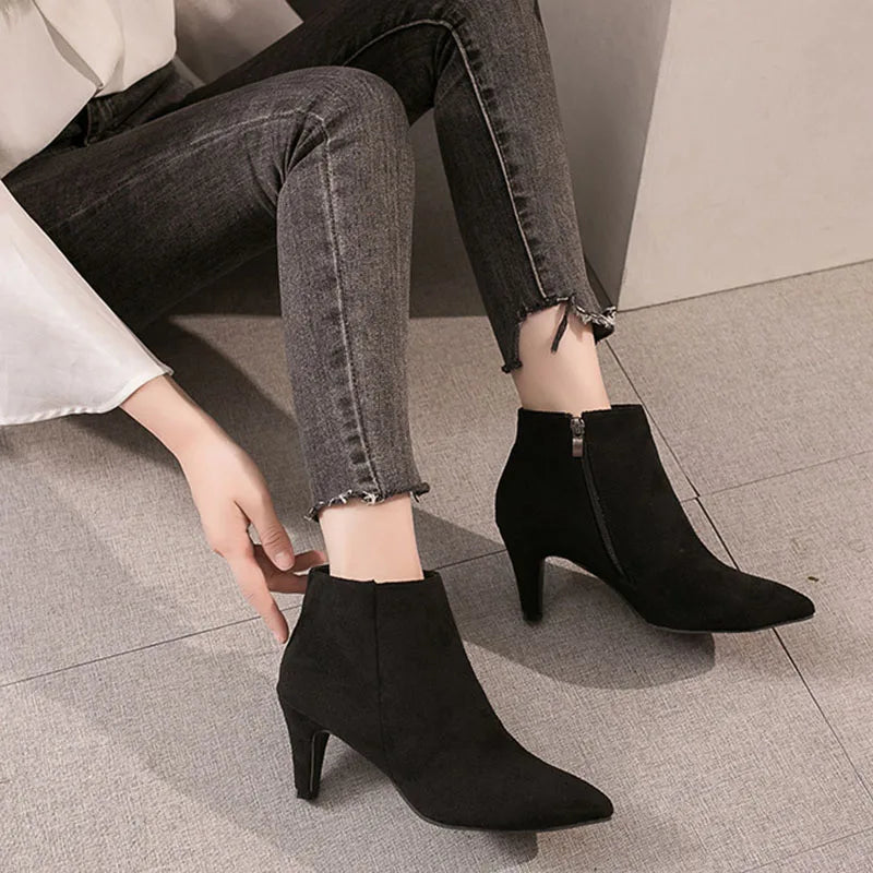 Drune | Ankle Boots Damen – stilvolle Absatzstiefeletten