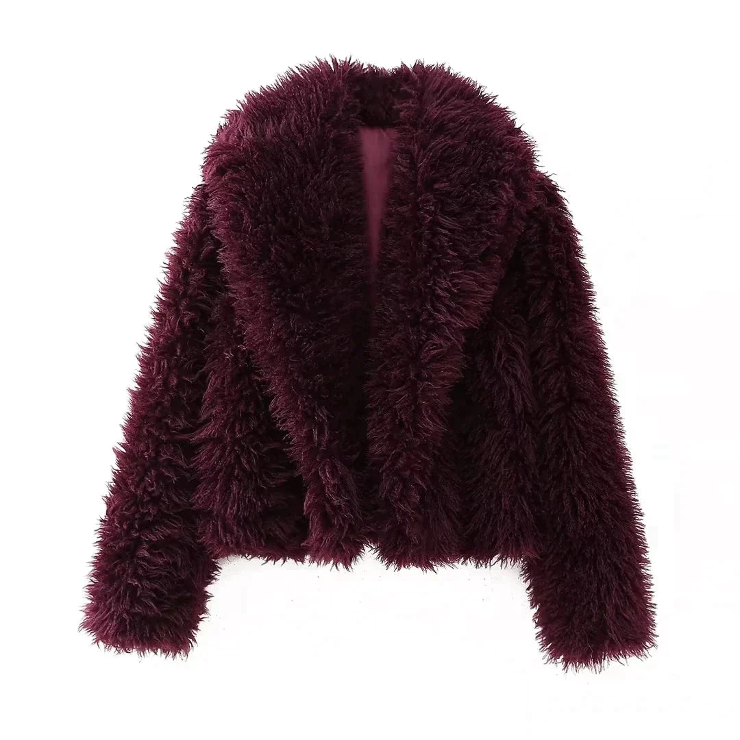 Drune | Schicke Jacke mit flauschigem Fell