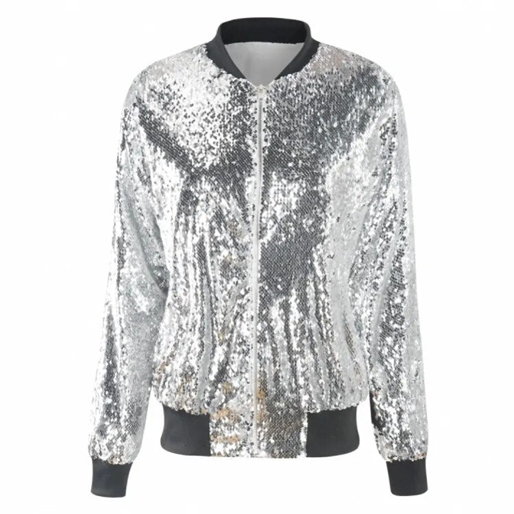 Drune | Bomberjacke mit Pailletten
