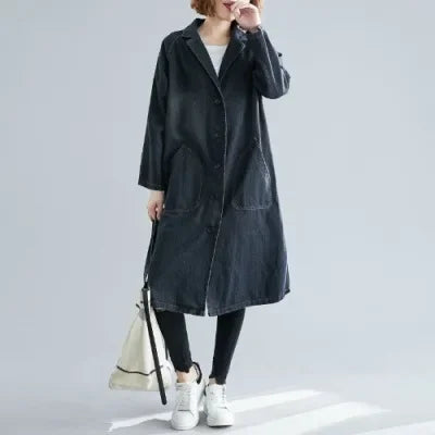 Drune | Denim-Trenchcoat