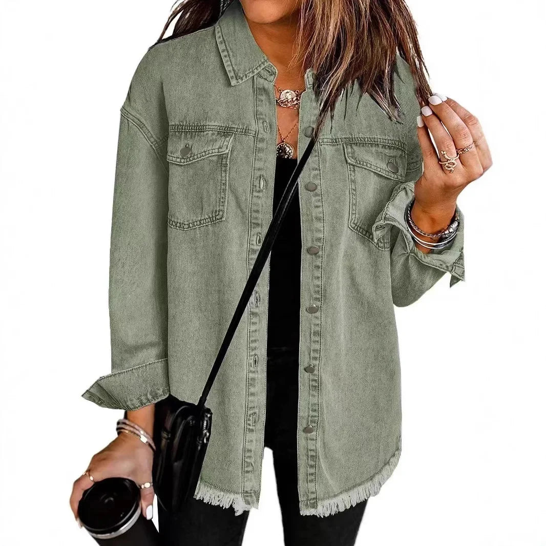 Drune | Denim Hemdjacke