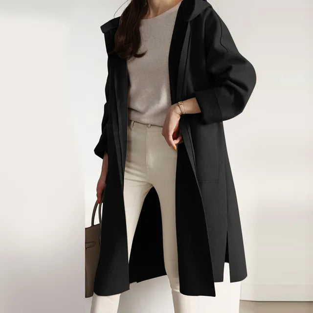 Drune | Elegante Taubjacke mit Kapuze