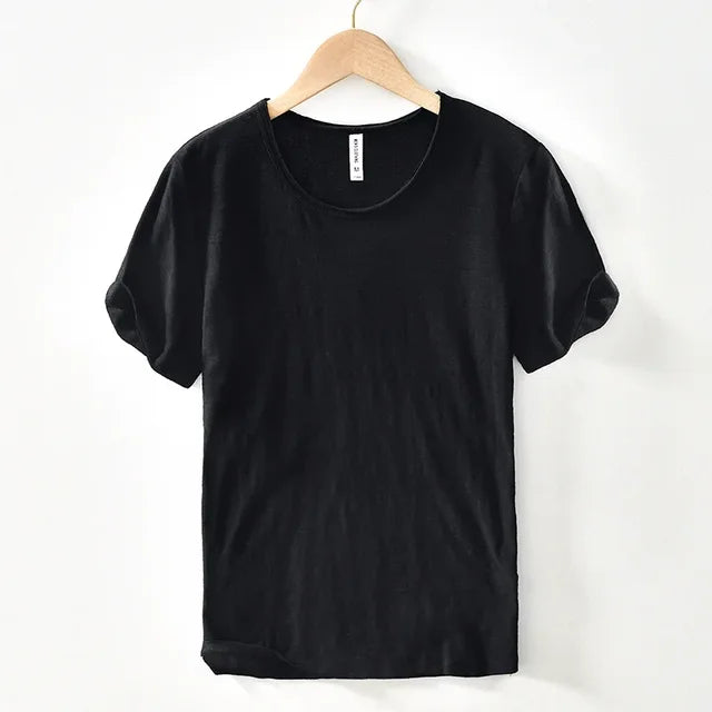 Drune | Herren Slim Fit Baumwoll T-shirt
