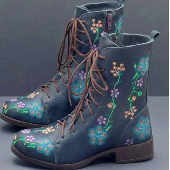 Drune | Ethnisch bestickte Retro Stiefel