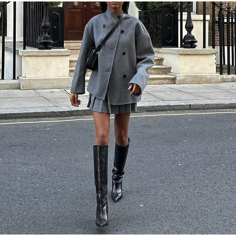 Drune | Eleganter Wolltrenchcoat