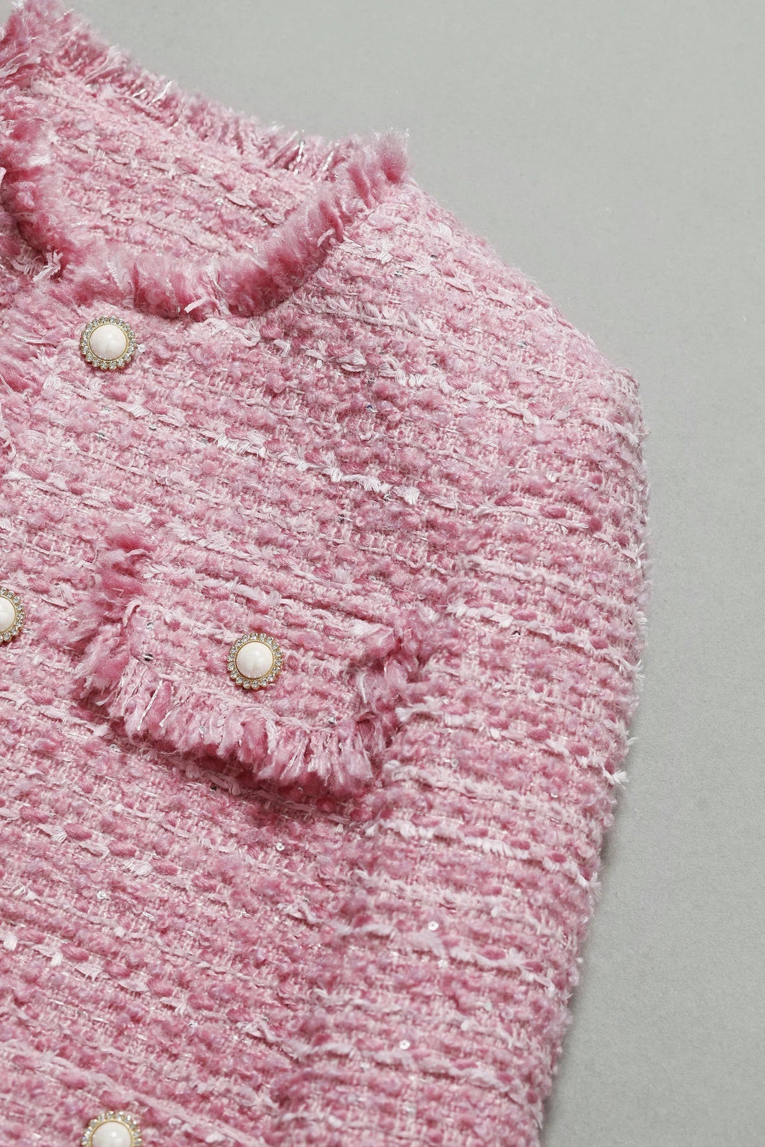 Drune | Jacke Aus Größem Tweed Herbst/Winter Socialite Quastendesign