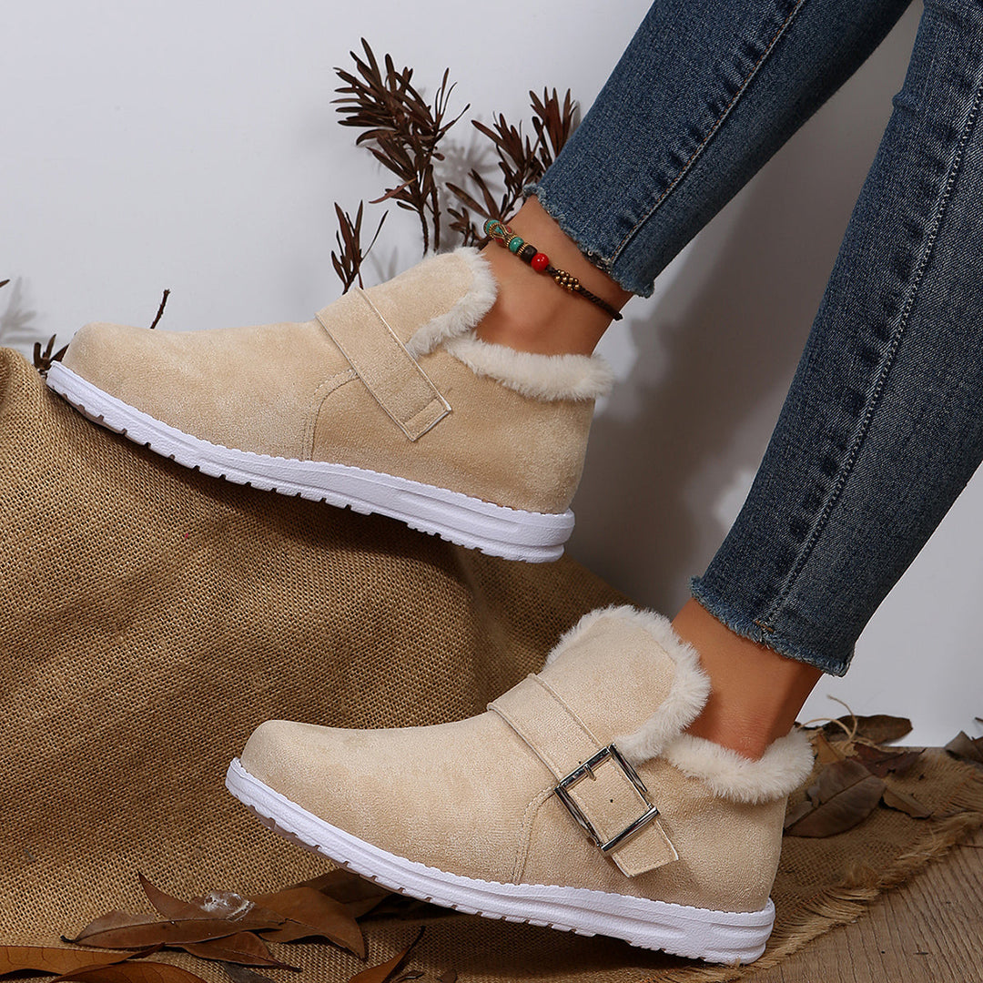 Drune | Fashion Flache Schnee Stiefel
