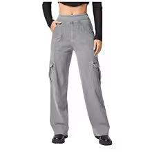 Damen Cargo-Jeans mit praktischen Seitentaschen und modernem Schnitt Drune