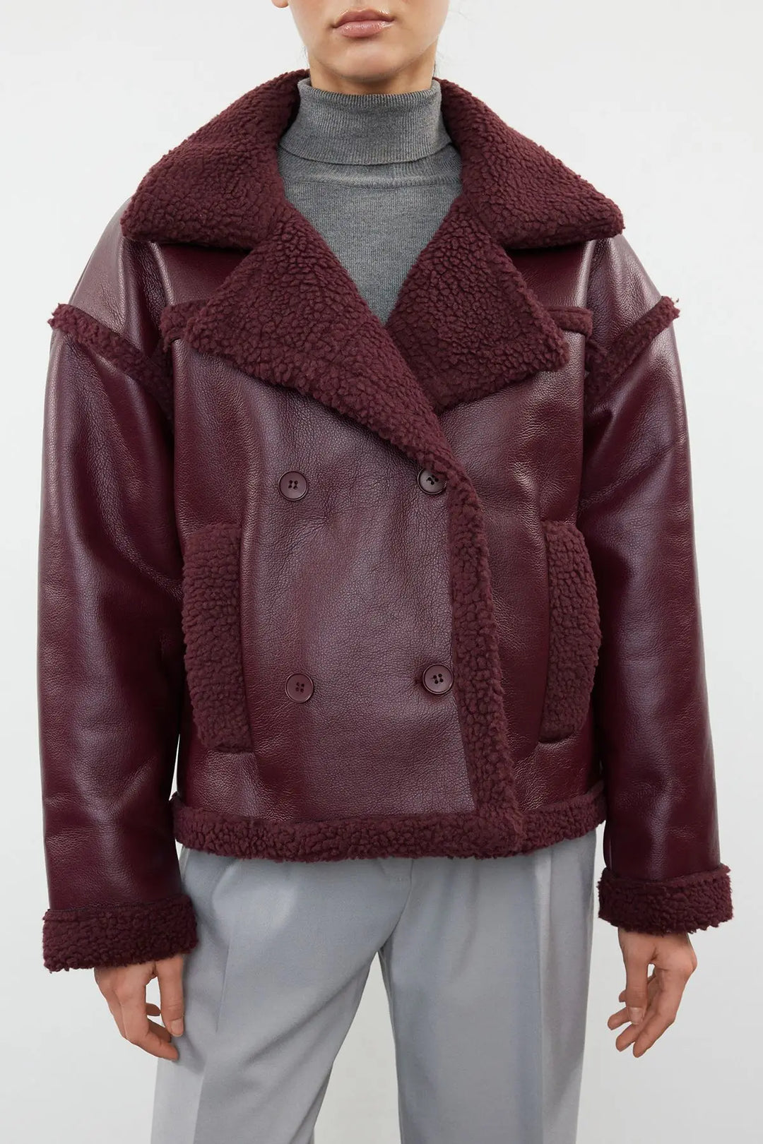 Drune | Jacke aus Kunstleder