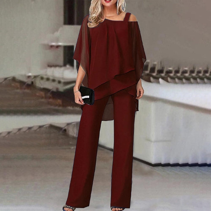 Drune | Jumpsuit | Eleganter Zweiteiler mit Cold Shoulder