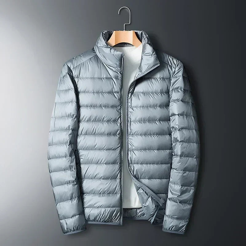 Herren Ultraleichte Tragbare Winter Daunenjacke