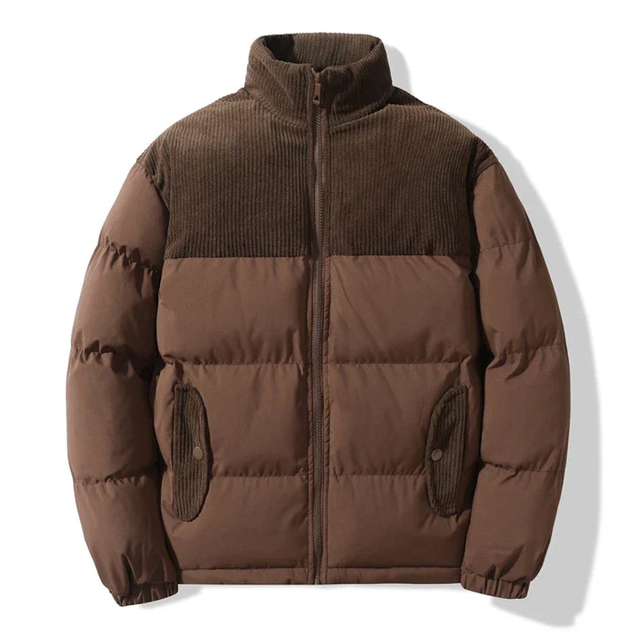 Drune | Gepolsterte Unisex-Jacke mit Corduroy-Details