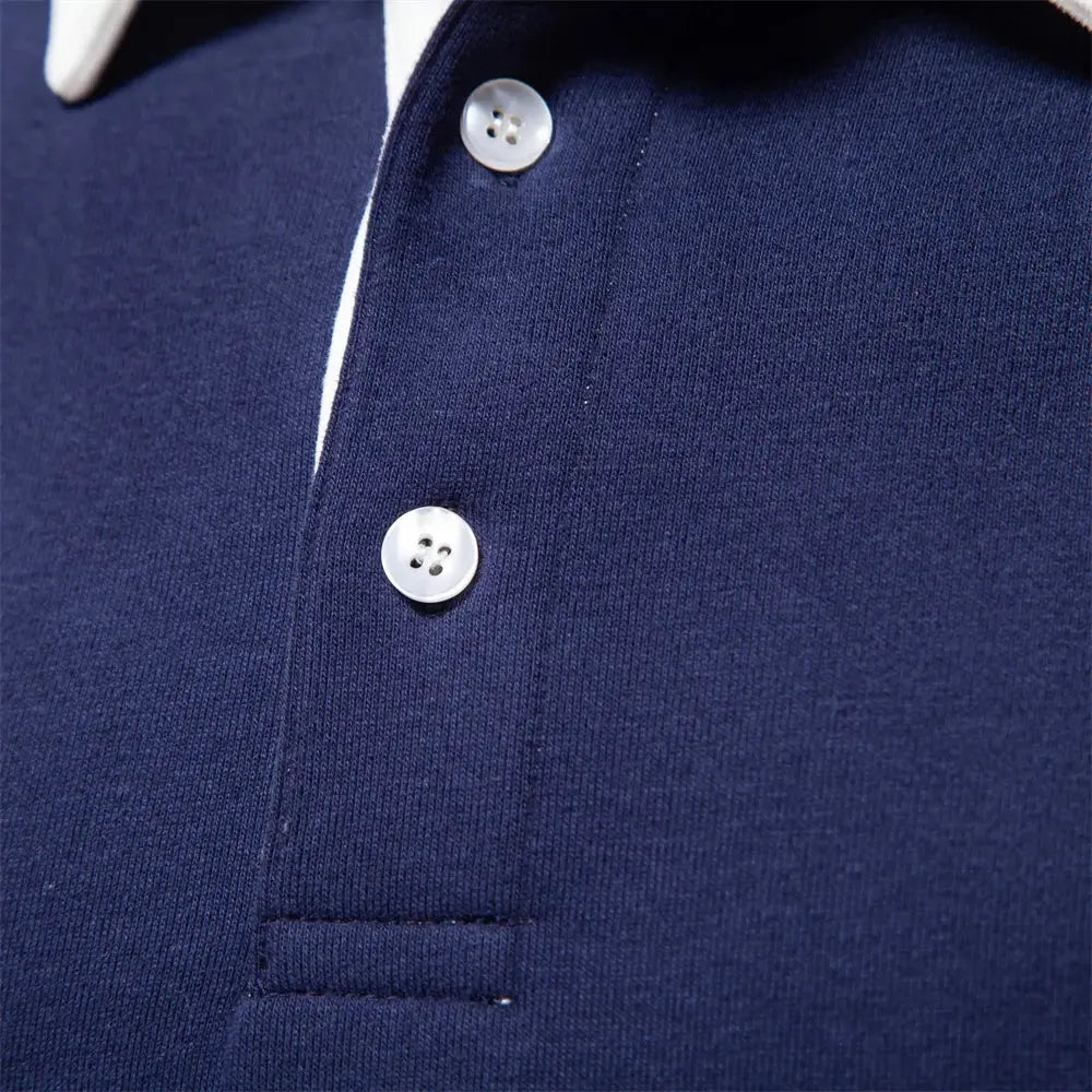 Drune | Langarm Polohemd