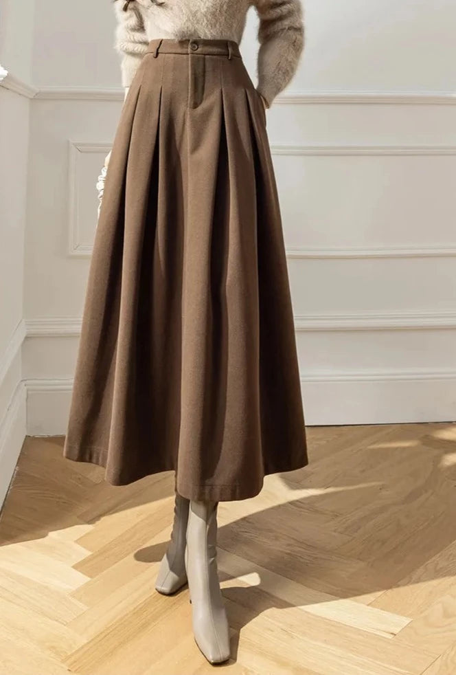 Drune Elegante Wolle Röcke