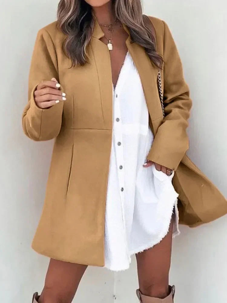 Drune - Damen eleganter klassischer urbaner Mantel