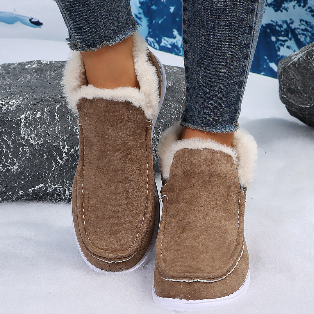 Drune | Fashion Flache Schnee Stiefel