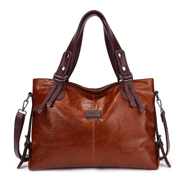 Drune | Taschen aus Geschmeidigem Leder mit Zwei Riemen und Eleganten Details
