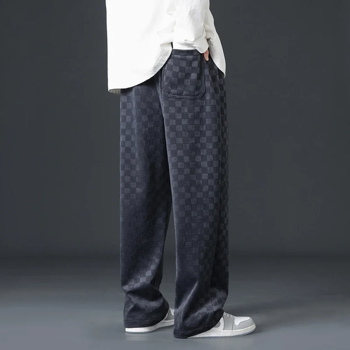 Drune | Stylische Jogginghose Mit Karomuster