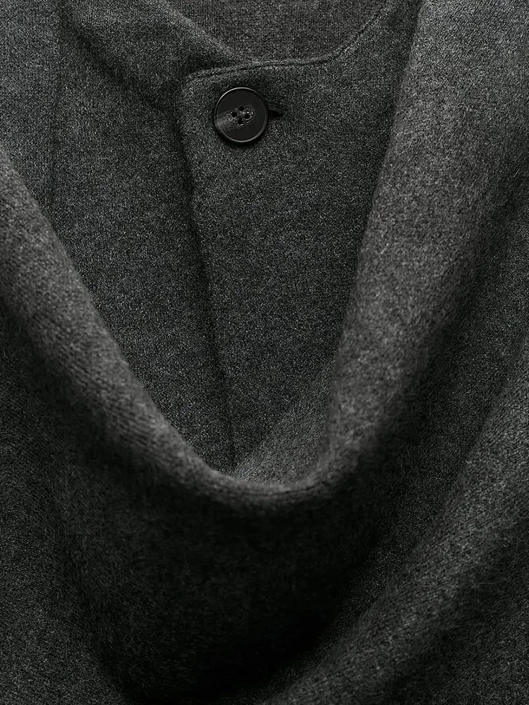 Drune | Gestrickte Capejacke Mit Schal Für Damen Im Eleganten Herbststil