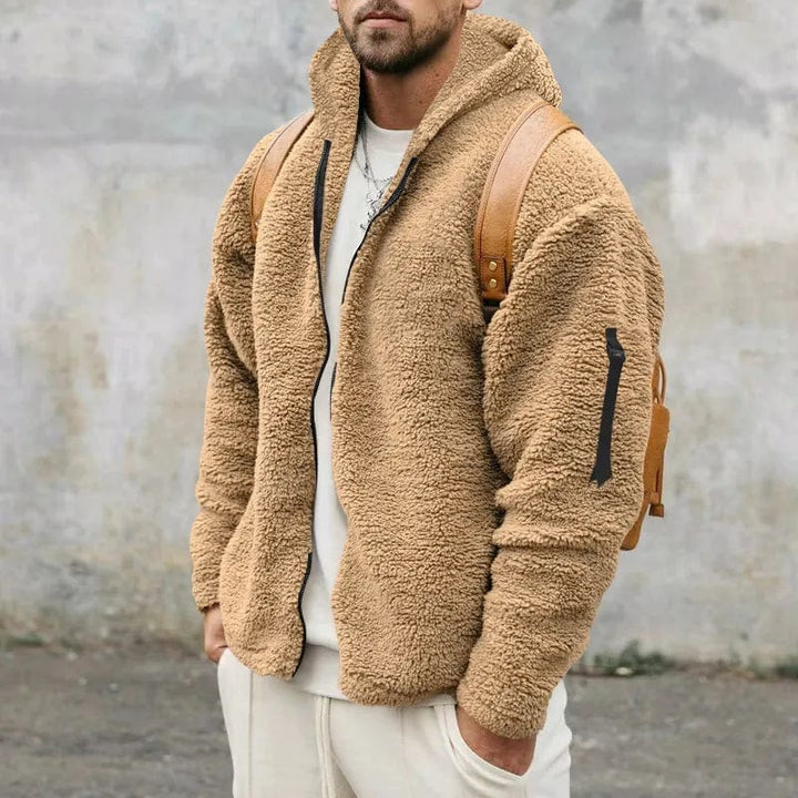 Drune | Veste Sherpa aus Velours