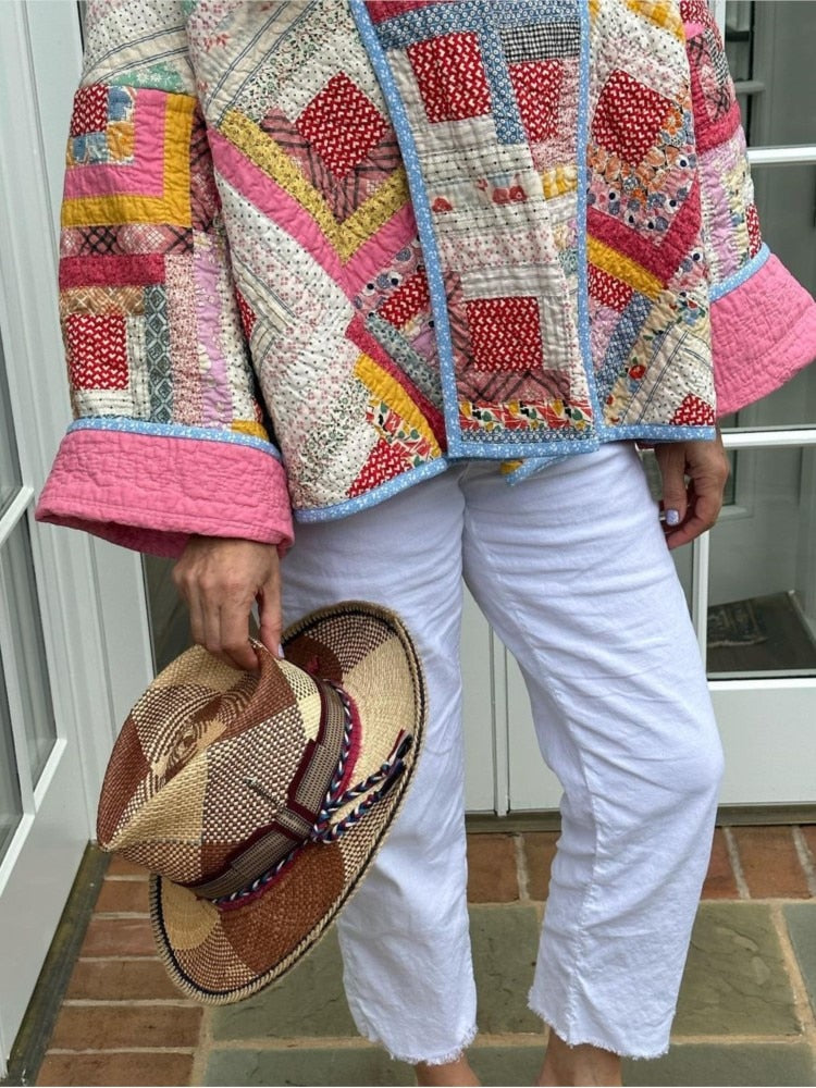 Drune | Patchwork Bohemian Jacke für Damen