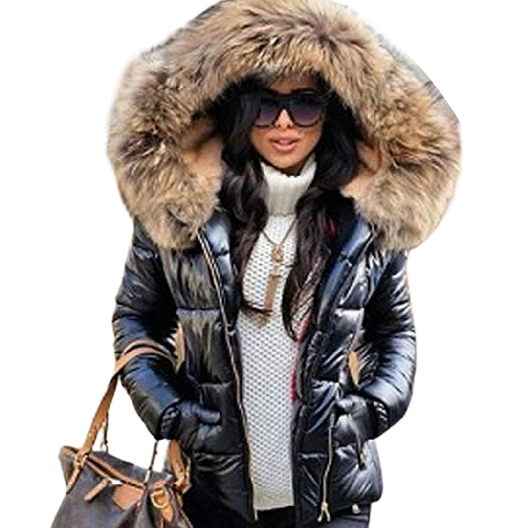 Drune | Winterjacke Daunenjacke mit warmer Kapuze