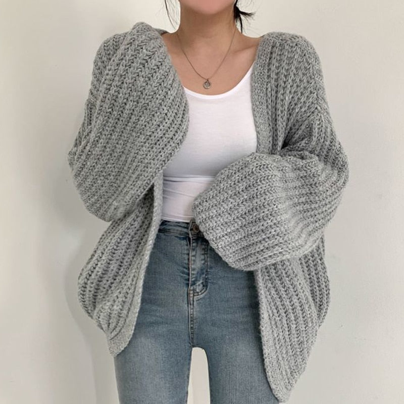 Drune | Oversized-Strickweste Aus Dickem Garn für Frauen