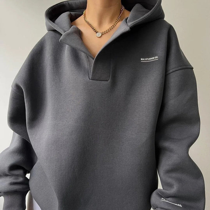 Drune | Modern V-Hals Hoodie