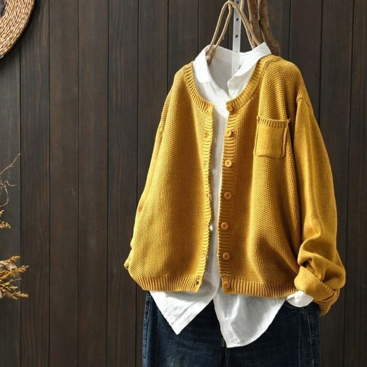 Drune | Cardigan - Strick - Knopfverschluss - Oversized Fit - Weich und Bequem